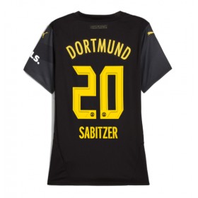 Borussia Dortmund Marcel Sabitzer #20 Borte skjorte til dame 2024-25 Kortermet